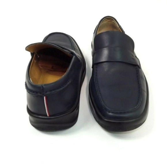 Bally FERDO Navy Blue Leather Sports Loafers 6 E - Picture 4 of 8